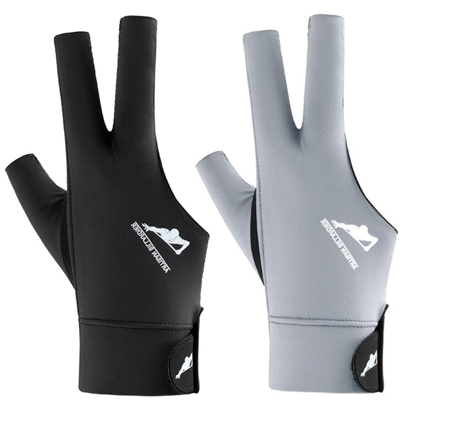 MioCloth Anti Slip Billiard Glove Left Hand Snooker Carom Pool Cue Sport 3 Finger Glove Handwear Gift for Men Women Player