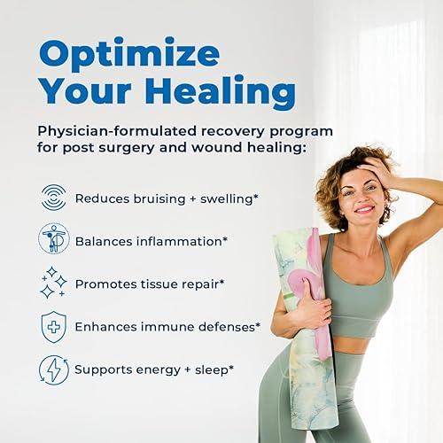 Miniatura 2 de Programa de suplemento de apoyo de recuperación poscirugía de grado clínico, formulación integral diseñada por médicos para apoyar la curación con