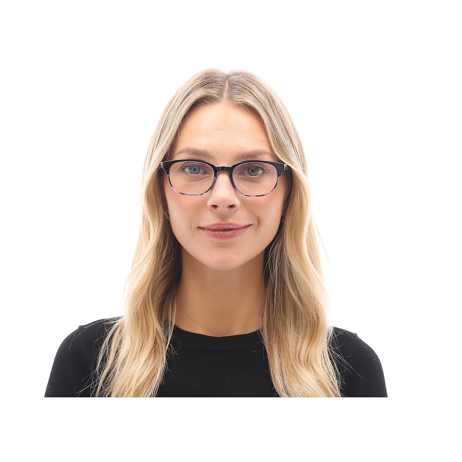 Amazon.com: VK Couture Fashion Blue Light Eyewear, Black Tort