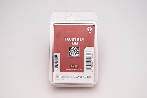 Miniatura 7 de Llave de seguridad FIDO2 U2F Autenticación de dos factores (2FA) Clave USB PIN+Touch (no biométrico) USB-A Tipo Trustkey T110