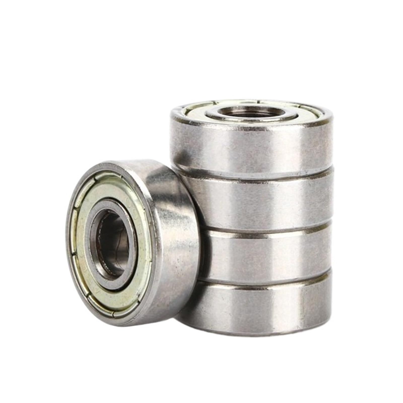 VSPPJYFG Bimetal Seal Shield Micro deep Groove Bearing 10pcs 608ZZ 8x22x7mm ABEC-3 ABEC-5 Deep Groove Miniature Ball Bearings(608ZZ ABEC-5)