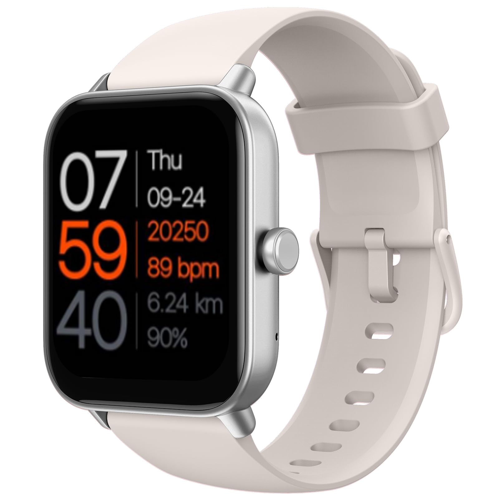 Smart Watch for Women Alexa Built-in, 1.8" IP68 Fitness Tracker with Heart Rate/Sleep Tracker/100+ Sport Modes/Answer & Make Calls, Fitness Watch Android iOS Compatible Beige