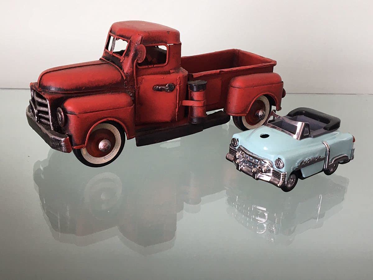 アメリカンピックアップトラック　ブリキ アメリカン レトロ ブリキおもちゃ ピックアップトラック