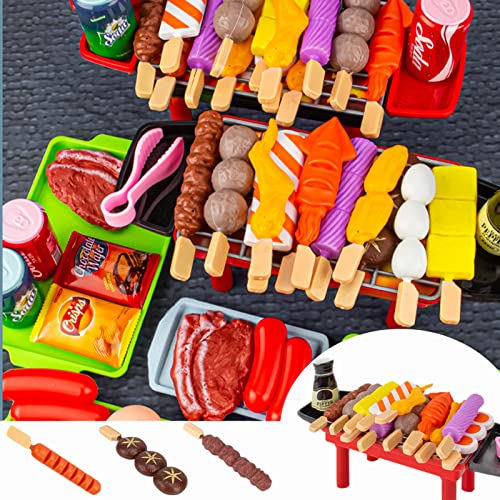 Baby Pretend Play Kitchen Kinderspielzeug,Kinder Spielküche Zubehör Simulation Barbecue Kochgeschirr Pädagogisches… – Bild 3