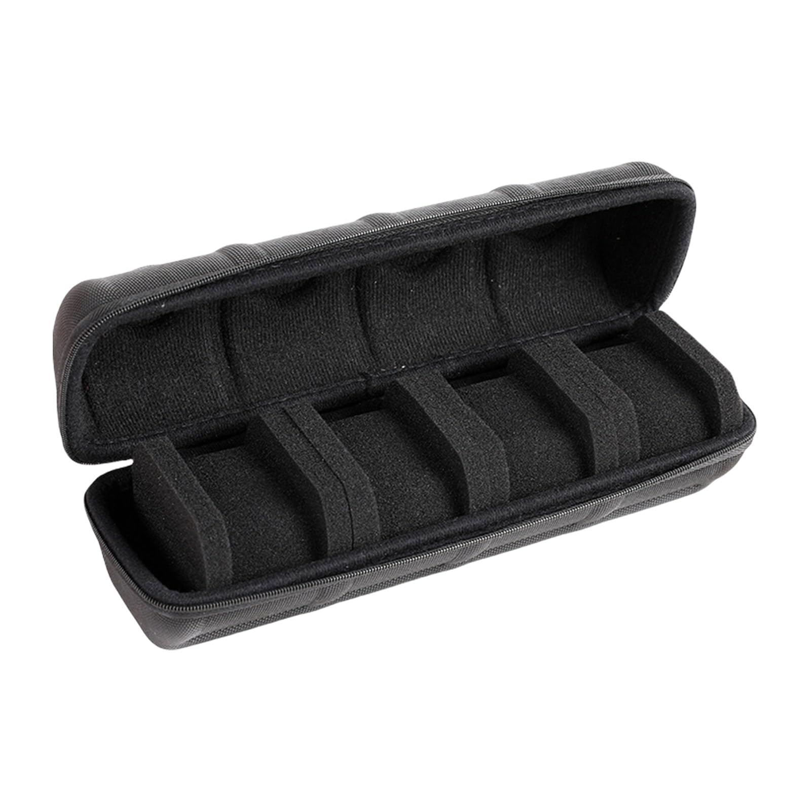 Msioytog Wristwatch Travel Organizers 4 Slots Sturdy Watch Case Portable and Safe Timepieces Storage Home Organization Portable Watch Organizers