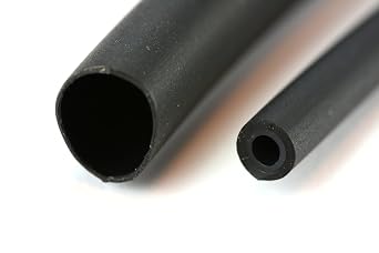 TEMCo 1/4" Marine Heat Shrink Tube 31 Adhesive Glue Lined 4 ft BLACK