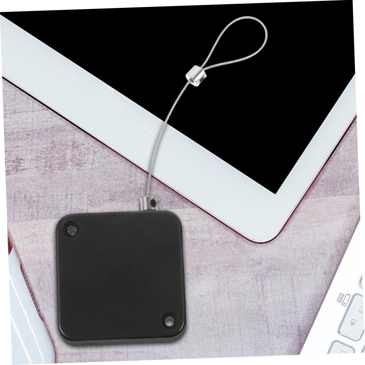 STOBAZA Cable Case Lock Retractable Cable Case Anti-Theft Box Easy to Use Suitable for Stores Plastic Steel