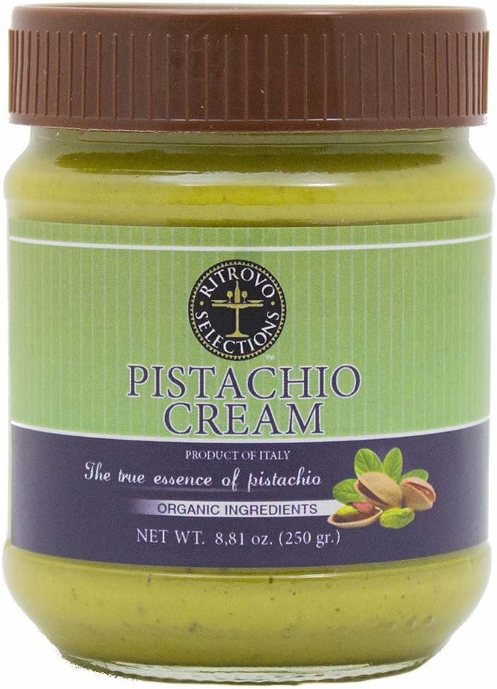 Premium Organic Pistachio Spread from Sicily by Stramondo 8.8 oz