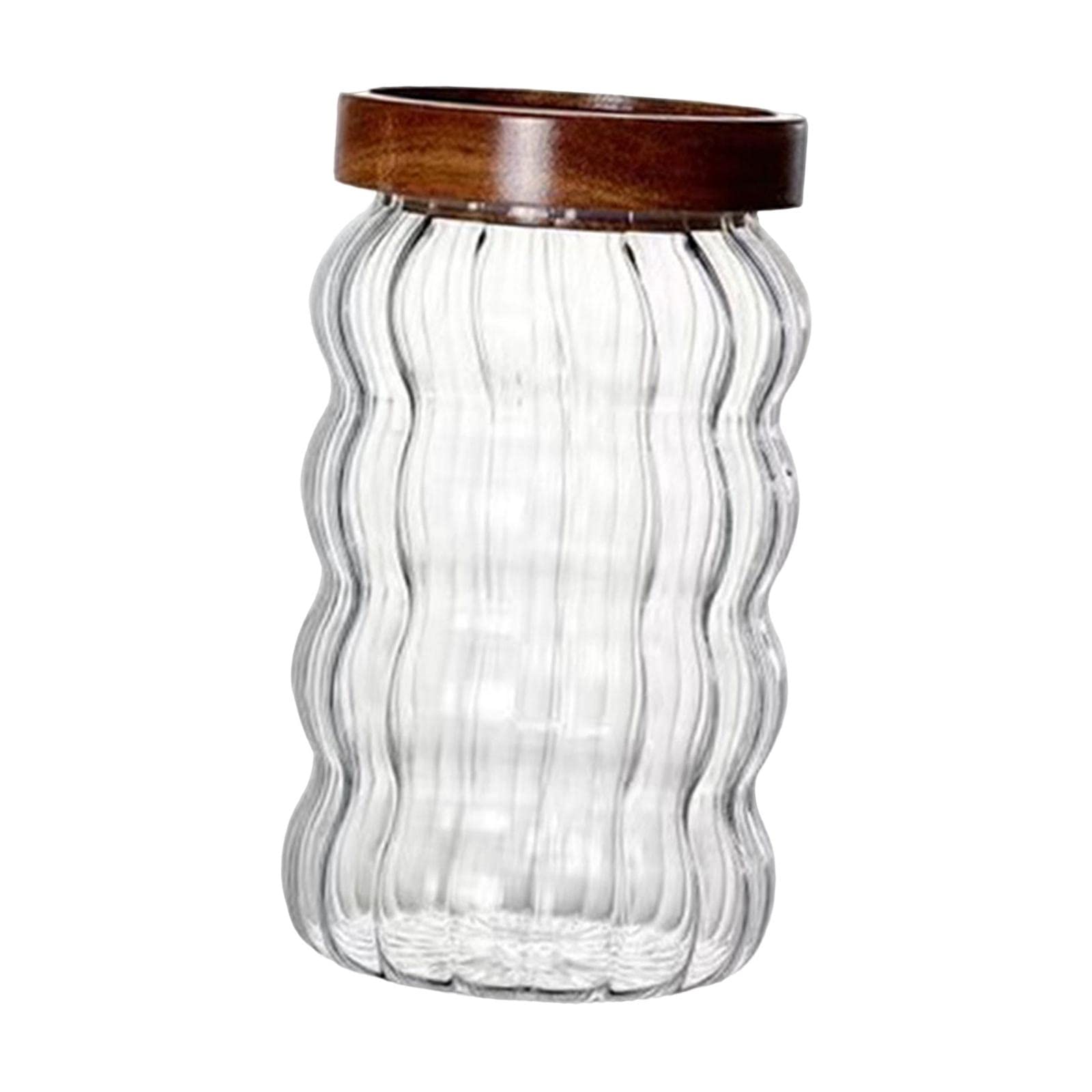 Storage Jar with Airtight Lid Transparent Food Storage Canisters for Kitchen 700ML Vertical-picture-28