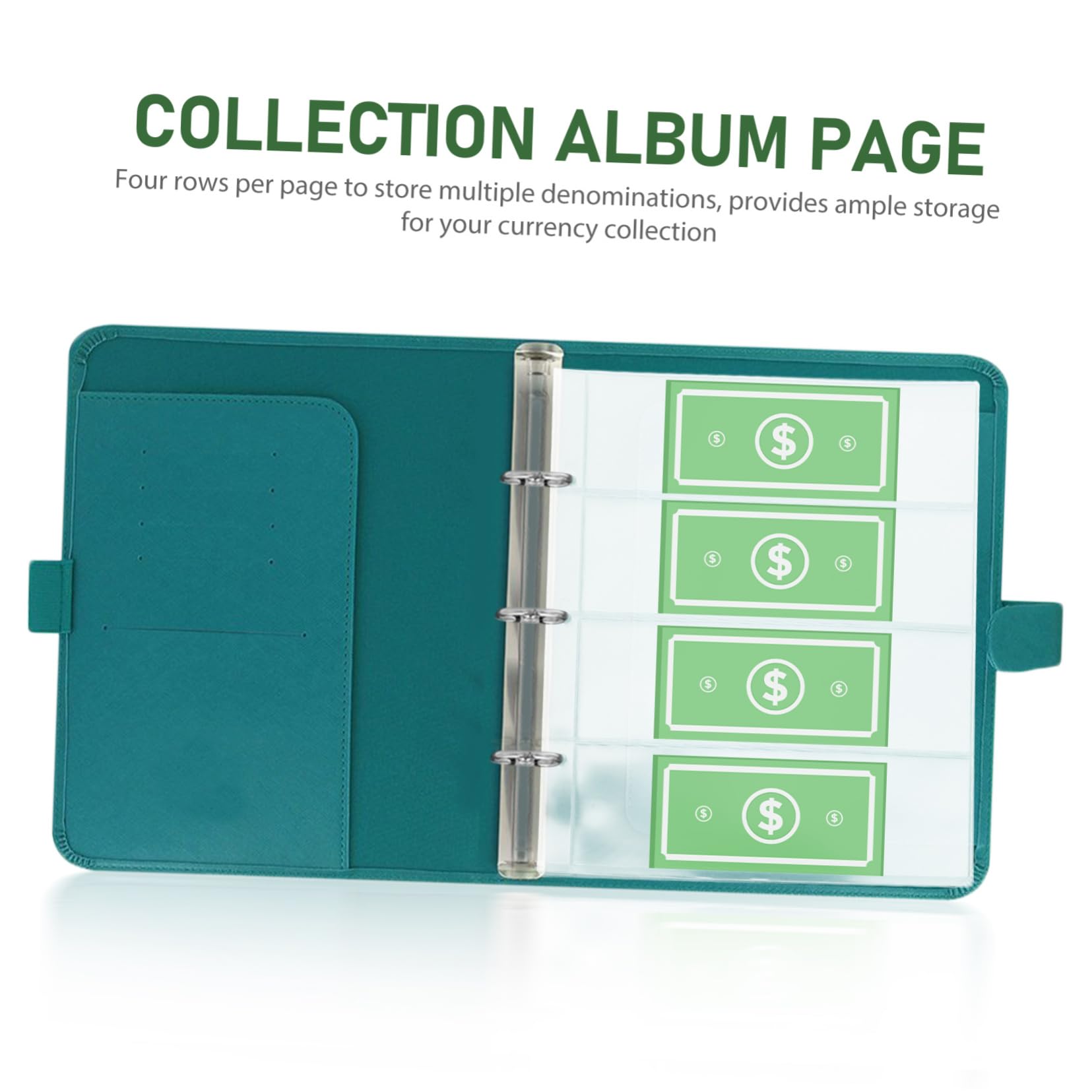Amazon｜Zerodeko 10個 コインコレクションのページ 紙幣のスリーブ クーポン保存ページ プラスチックの通貨ページ 現金収集アルバム  お札ディスプレイホルダー ドル紙幣ホルダー お金の収納ケース 現｜収納ケース・ボックス オンライン通販