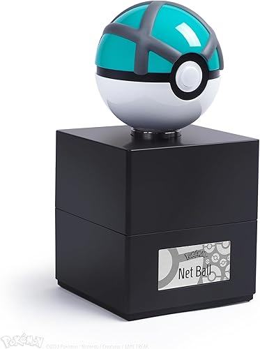 Miniatura 3 de The Wand Company Net Ball Auténtica Réplica  Realista, Electrónica, Bola de Poke fundida a presión con bola y vitrina de exhibición, características