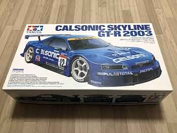 タミヤ 1/24 カルソニック スカイライン GT-R 2003 Amazon.com: 1/24 Calsonic Skyline Nissan GT-R 2003 No.272 by