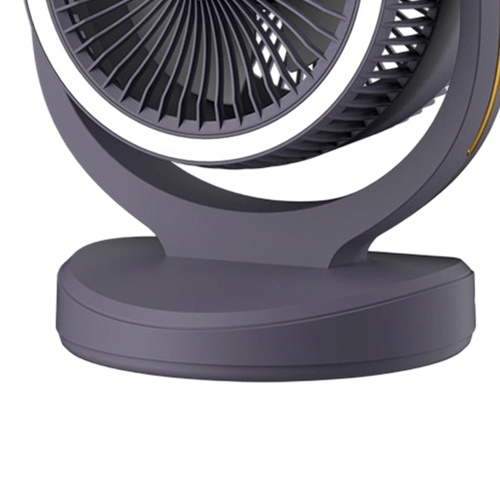 Ventilatori da tavolo per la camera da 3 Velocità Silenzioso con Luce LED | Ventilatore Personale per Comodino Per Interni, Studio, Camera, Soggiorno, Dormitorio E Ufficio
