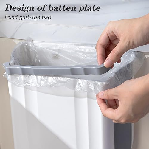 Miniatura 3 de Cubo de basura plegable para armario de cocina, pequeño cubo de basura plegable para cocina, baño, dormitorio