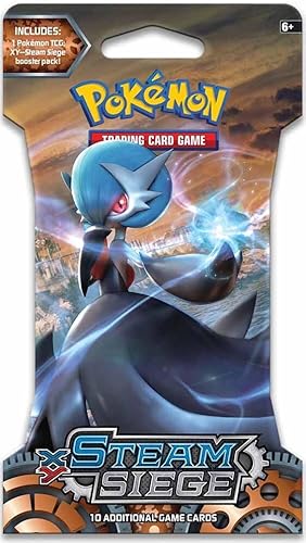 Pokemon Juego de cartas coleccionables XY Steam Siege Booster HANGER Pack (10 cartas)