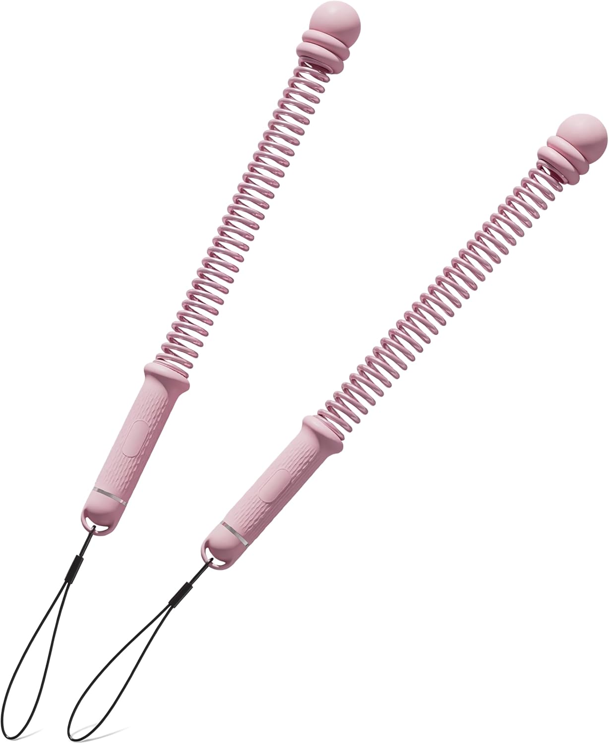 Adjustable Resistance Cordless Battle Ropes, Portable Home Gym Equipment. Weighted Ropeless Design for Strength Training, HIIT & Low-Impact Cardio Workout (2, Pink)