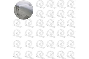 Clear Plastic Tablecloth Clips for Perfect Picnics - (72 Pack)