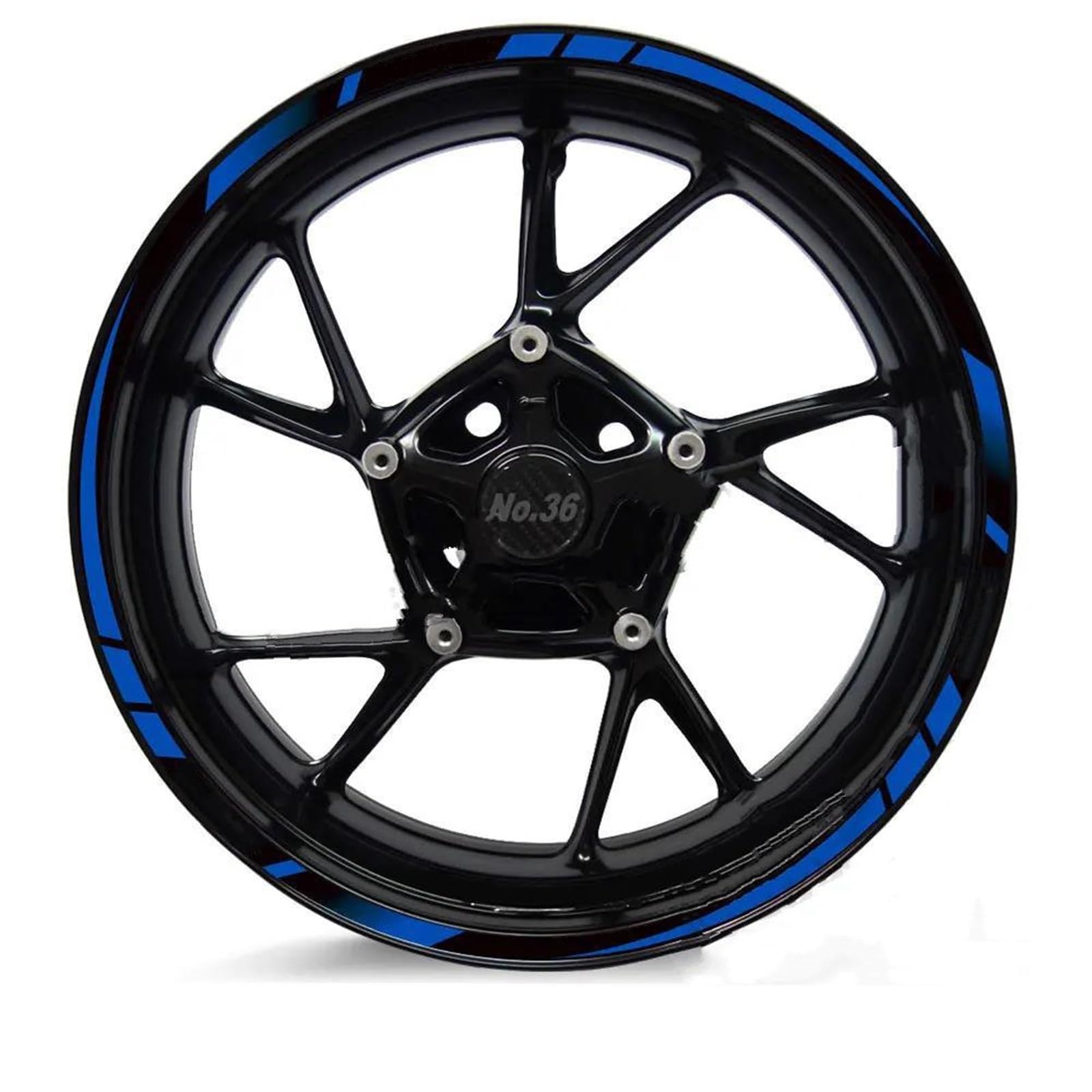 Motorcycle Wheel Stickers Night Reflective Decorative Rim for ZONTES 368K 368D 368E 368M 350T 350E 350D 350M