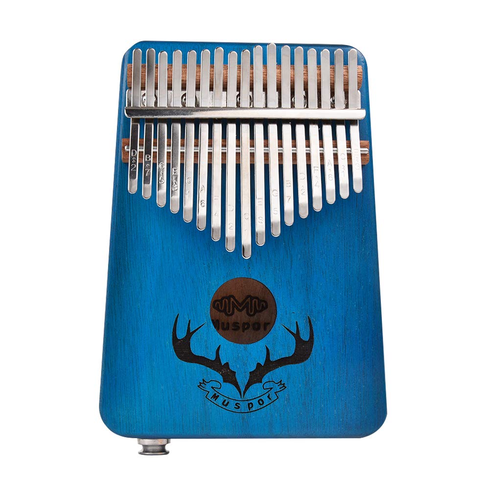 Alnicov 17 tasti Kalimba Thumb Piano, Finger Piano, Africa Musical Instrumentos, Mogano, Per Strumenti Per Principianti
