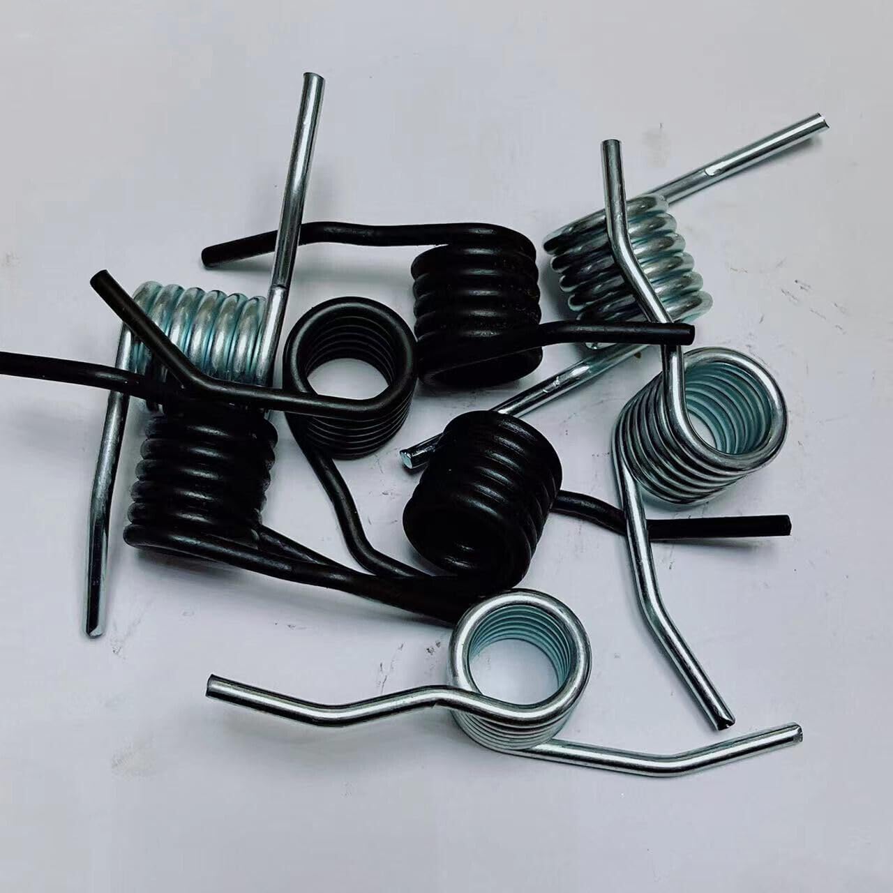 Floor Jack Torsion Handle Return Spring Compatible With Most Floor Jacks (3pcs Black + 3pcs Silver)