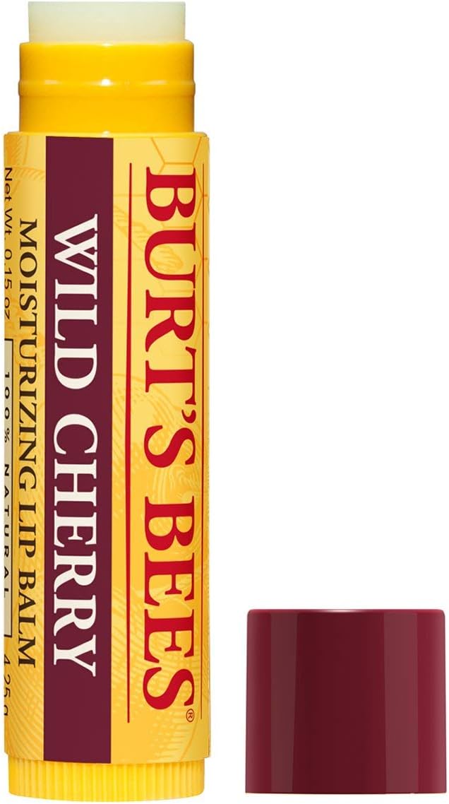 Burt’s Bees Lippenbalsem, per stuk verpakt (1 x 4,25 g) Wild Cherry kersen