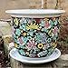 TGBHM Chinoiserie Hand Painted Home Garden Planter Jingdezhen Extra Large Pastel Ceramic Flower Pot Indoor Outdoor Pot (B 34 cm),B-34 cm