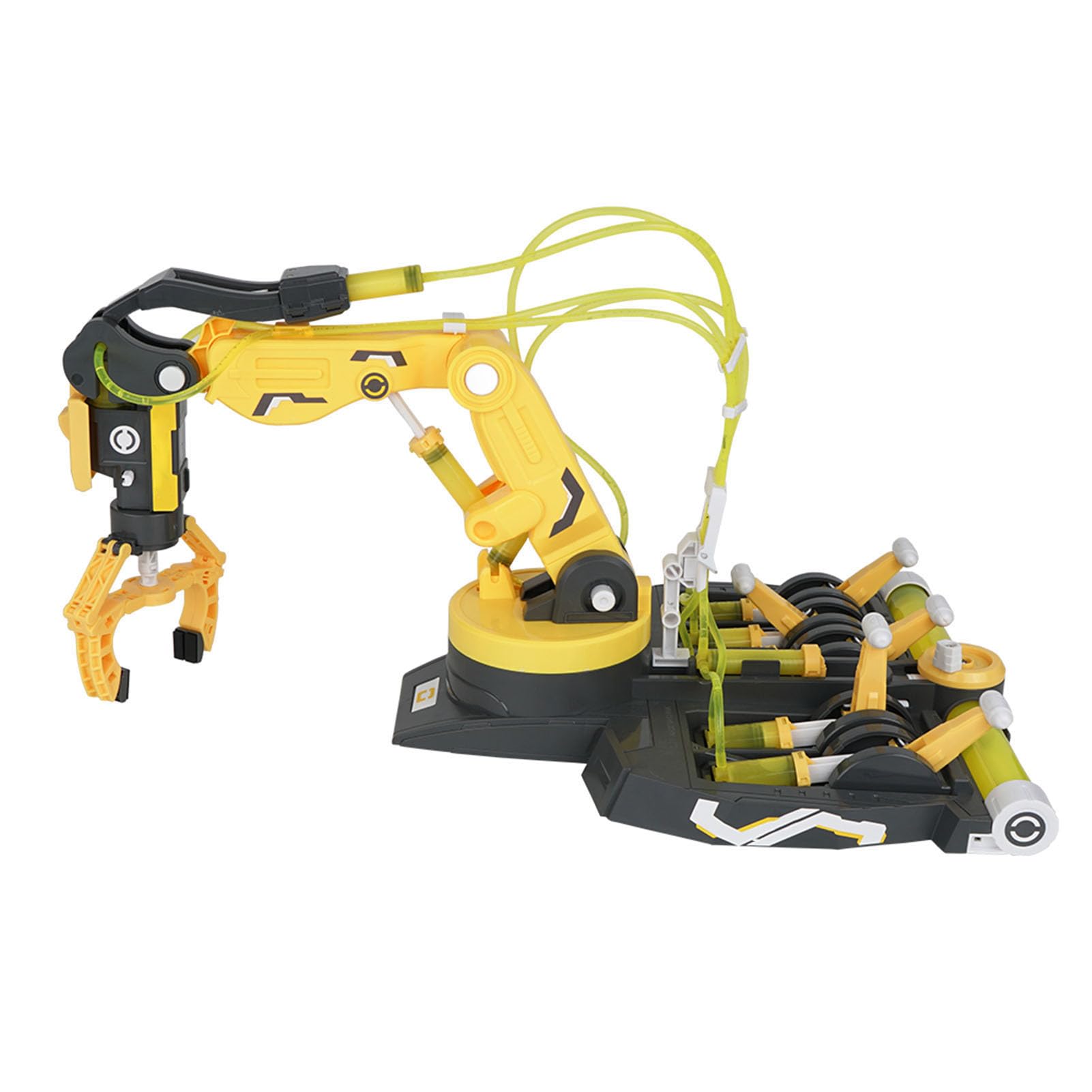 Giocattolo con Braccio Robotico Idraulico per Bambini con Kit di Montaggio, Divertente Esperimento Scientifico per L'apprendimento, Design Educativo in Plastica, Adatto a Partire Dagli 8