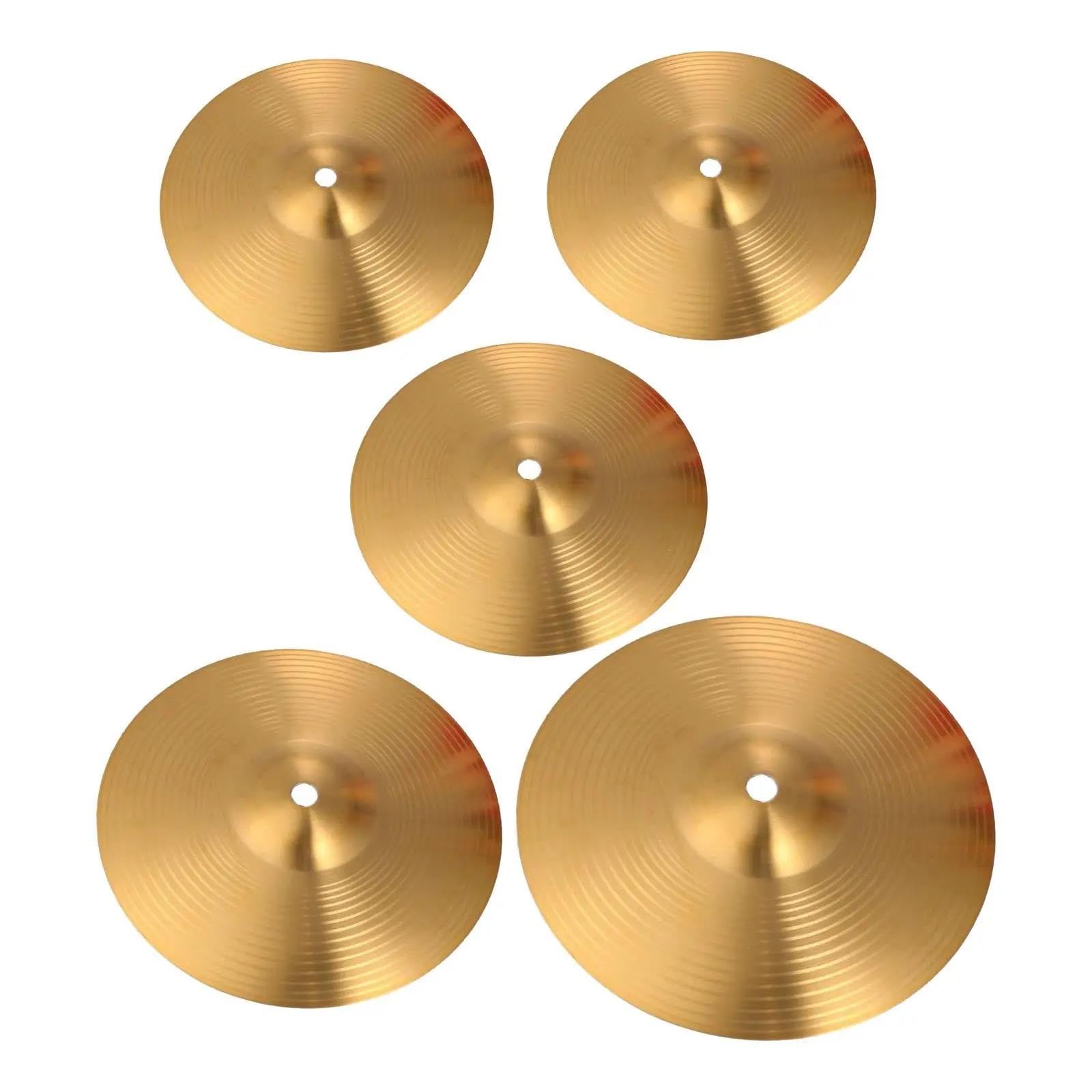 Platillos Profesionales De Batería En Rendimiento De Tambor Principiante Instrumentos Percusión Latón Tradicionales Práctica Profesionales(16 inch)