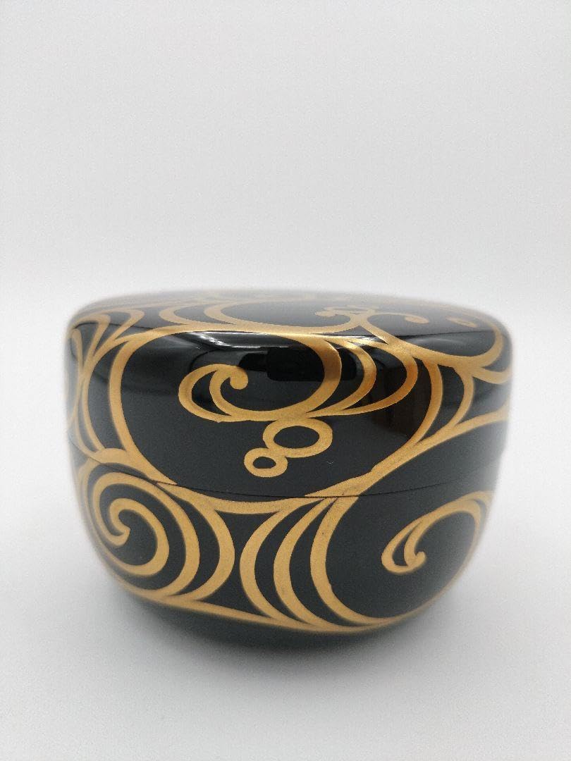 【茶道具】　棗　輪島塗　山水滝蒔絵図　坂一男作　美品 茶道具 輪島塗 清水庄三作 扇面蒔絵 棗 共布共箱 V 8049 - メルカリ