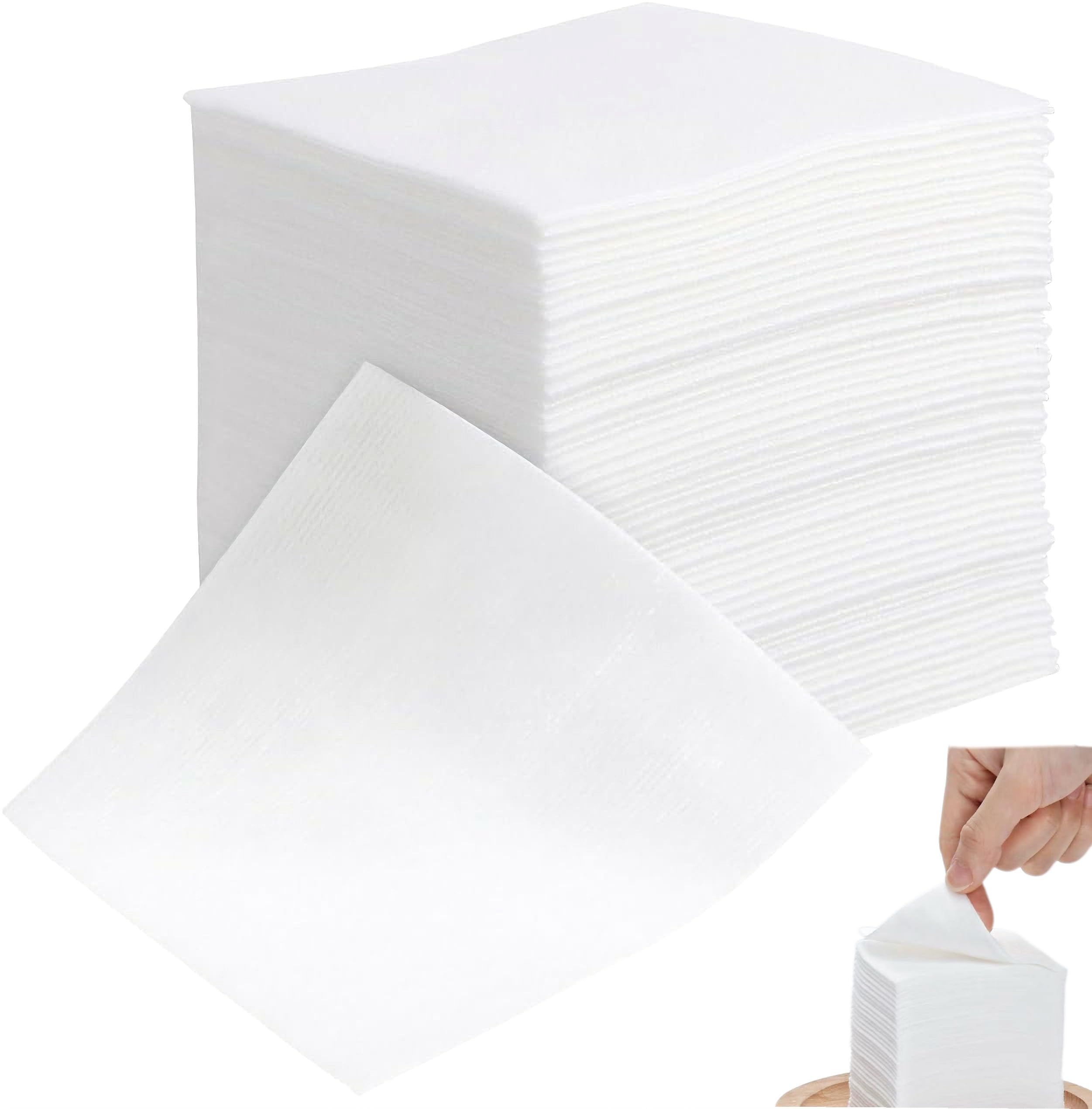 100pcs Medical Non Woven Gauze Swabs - 4-Ply 10X10Cm Disposable Gauze Sponges for Wounds and Makeup Remover Face Care Dressing