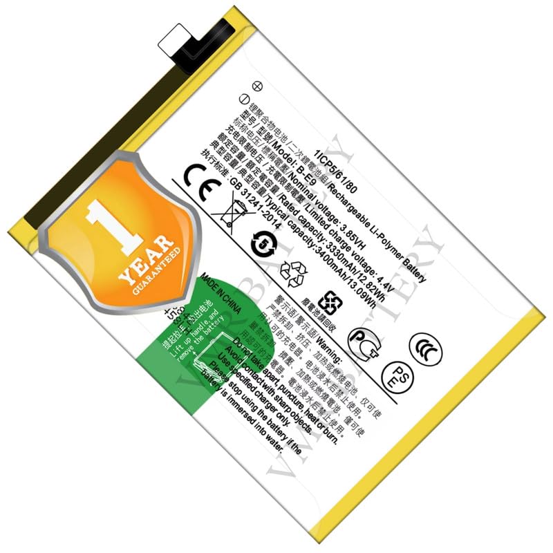 Image of Original B-E9 Battery Compatible for Vivo X23 (V1809A, V1816A, V1809T, V1816T) - (3400mAh) - 1 Year Warranty K7