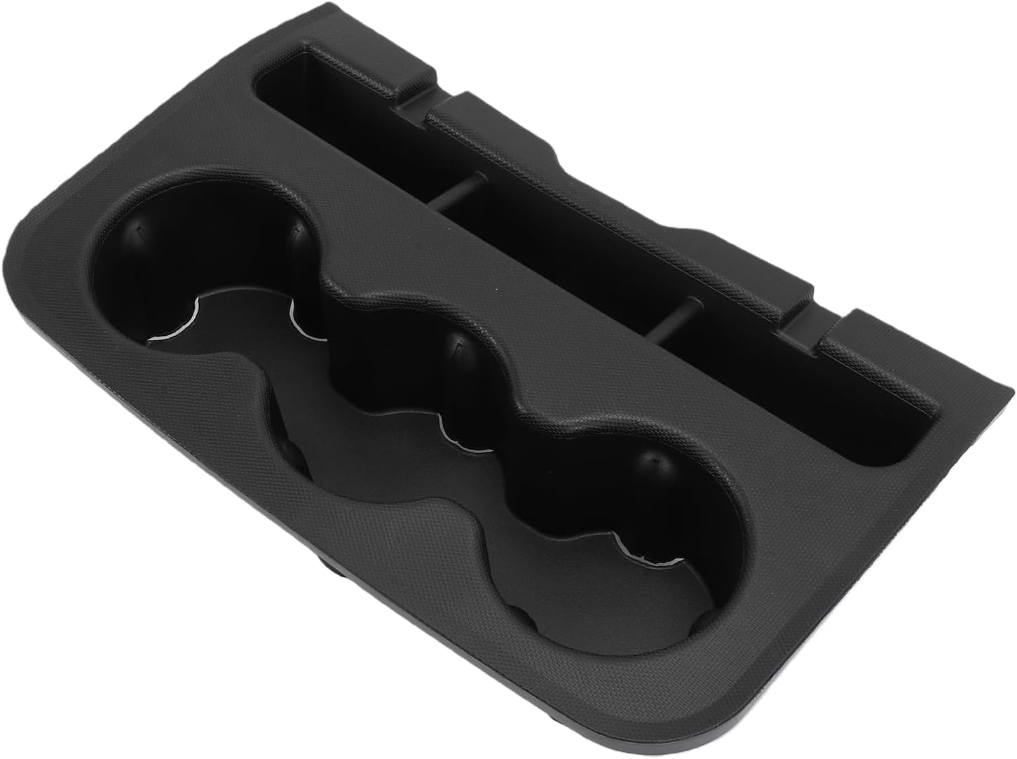 Front Console Cup Holder Insert Liner 23362989 Fit for GMC Sierra 1500 2500 3500 HD Yukon - Reliable Black Armrest Cup Holder Liner for Chevy Silverado 2014-2018, Tahoe 2015-2020