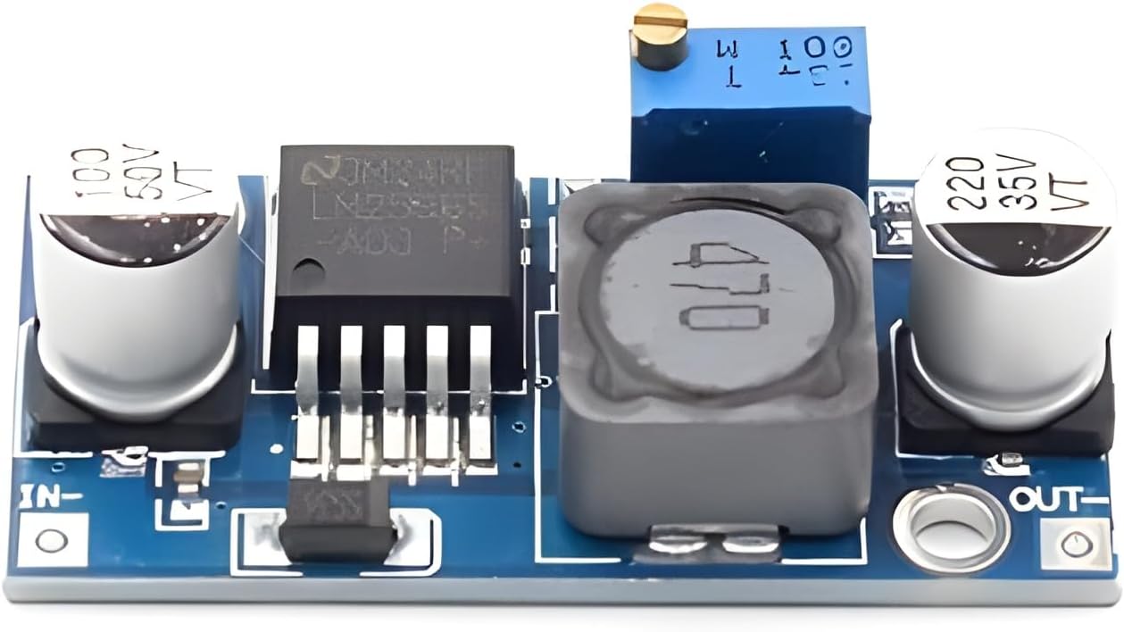 Lm2596 Dc -dc Buck Converter Step Down Module Adjustable Voltage Power Supply Module/Board/kit, A 24v to 18V/12V/9V/5V, 12V to 9V/5V 3A/Ampere