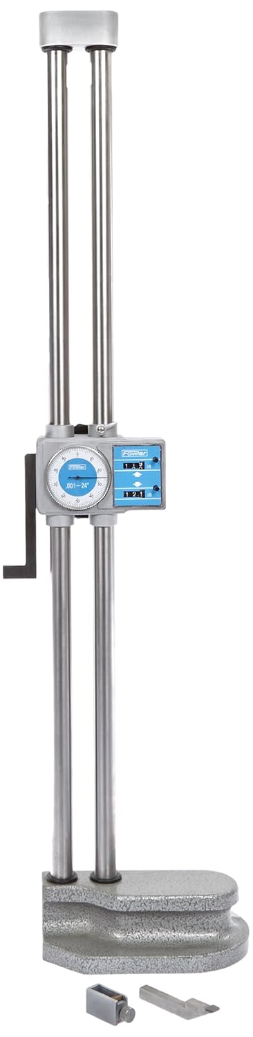 Best Cyber Monday 🔥 Fowler 52-174-224-0 Twin Beam Dial Height Gage with 24 Measuring Range Authentic Crazy Deals Fowler 52-174-224-0 Twin Beam Dial Height Gage with 24 Measuring Range