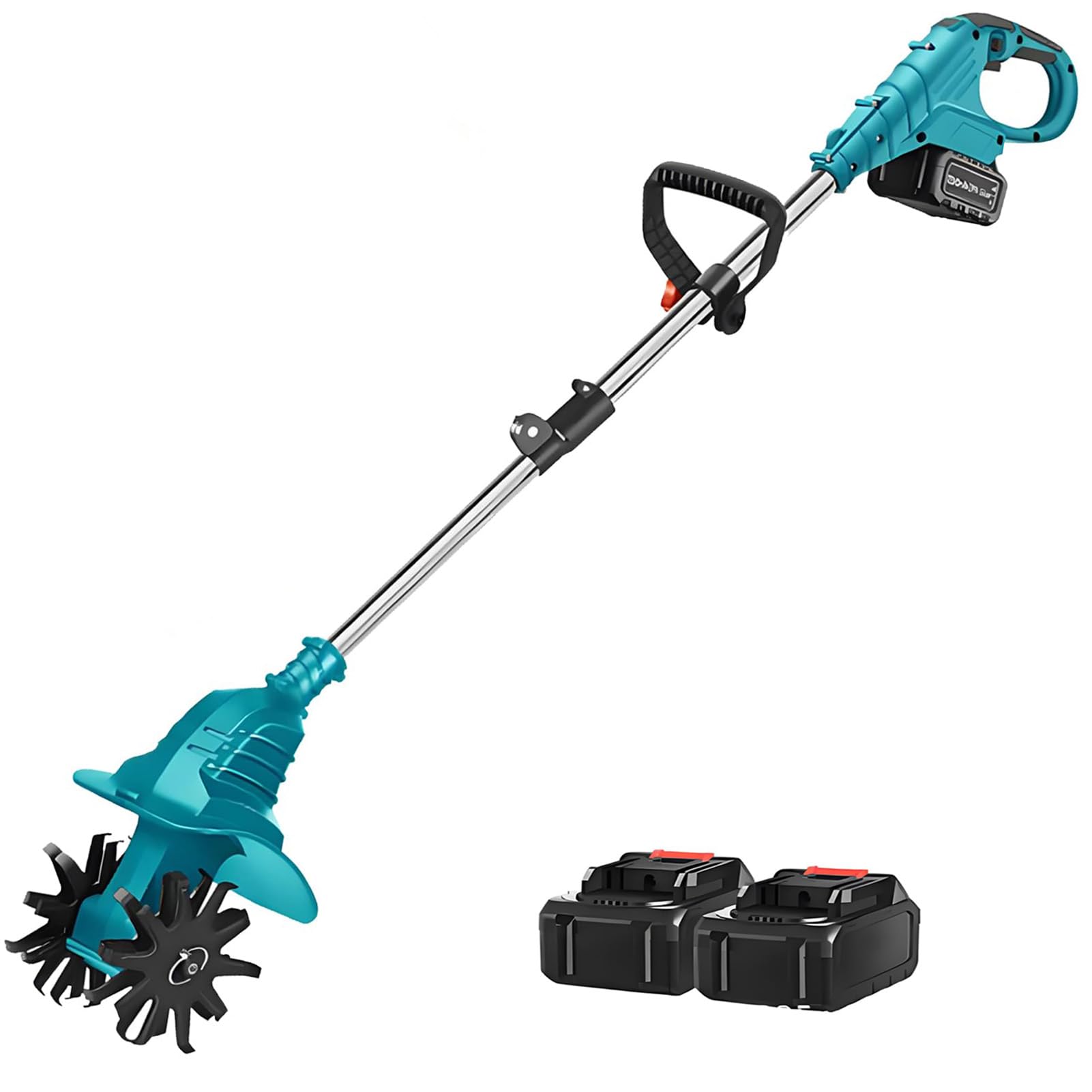 Rotoculteur haute vitesse 270 tr/min sans fil 21V avec double batterie pour jardin