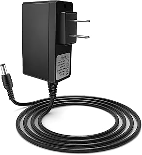 12V DC 2A Wall Power Supply Adapter with 2.1mm x 5.5 Plug 2A(2000MA) AC 100-240V to DC 12Volt Transformers, Switching Powe...