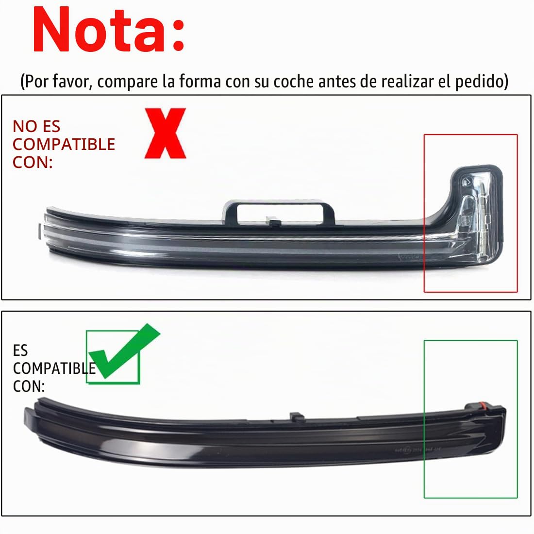 Luz LED de señal de giro dinámica compatible for Peugeot 3008 5008 2017 2018 2019 2020 2021 LED intermitente lateral espejo retrovisor indicador luces secuenciales paquete para 2