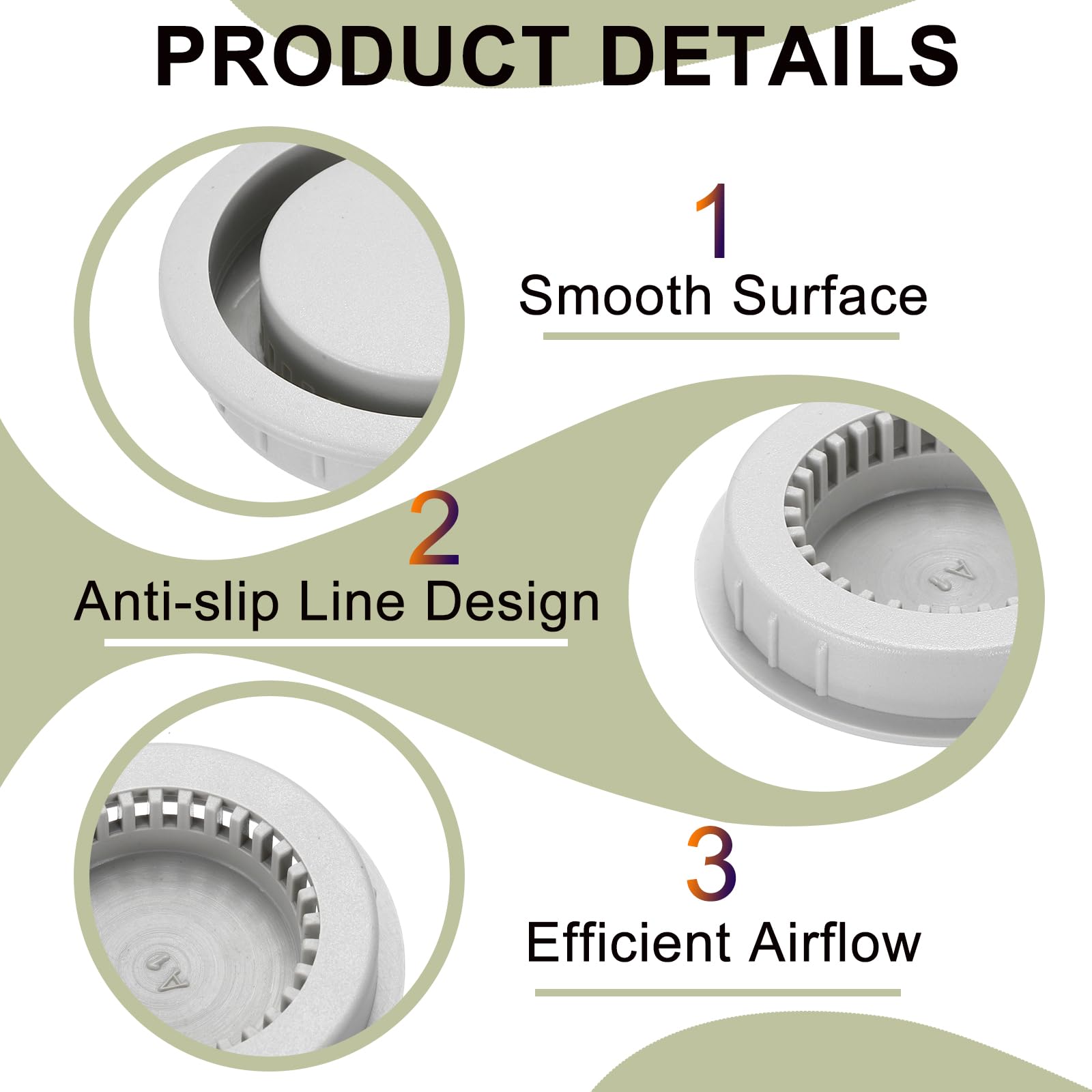 PATIKIL Round Vent Cover 50mm/2" - Image 3