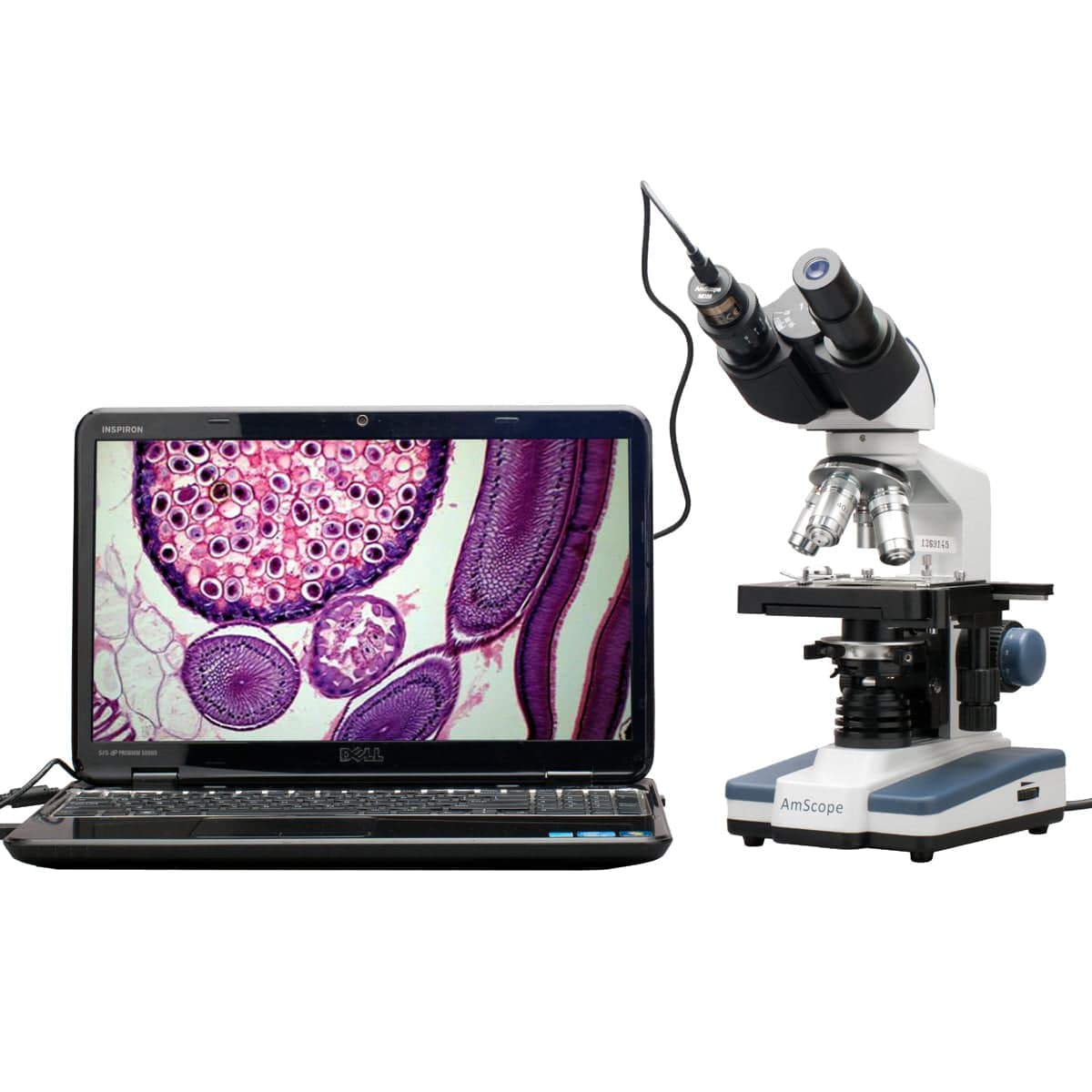 (未使用･未開封品)AmScope 3Dステージ+ USBカメラと40X-2500X LEDデジタル双眼鏡の複合顕微鏡 Amazon.co.jp: AmScope 3Dステージ+ USBカメラと40X-2500X LED