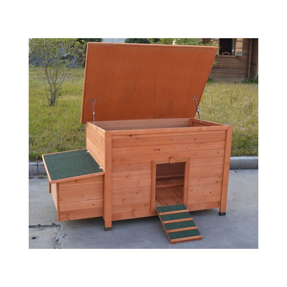 Pollaio per galline ovaiole, in legno, ca. 149 x 80 x 79 cm (L x A x P)