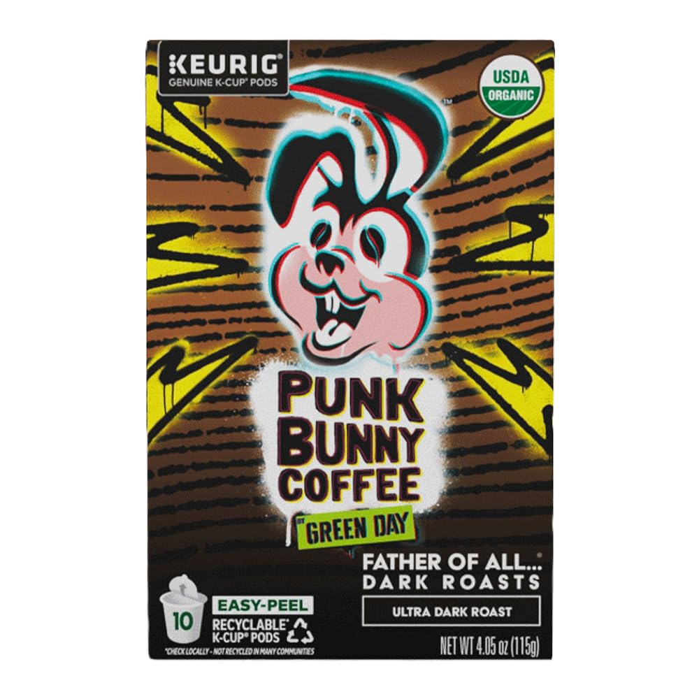 Amazon.com: Punk Bunny Ultra Dark Roast Coffee, Organic Coffee Pods ...