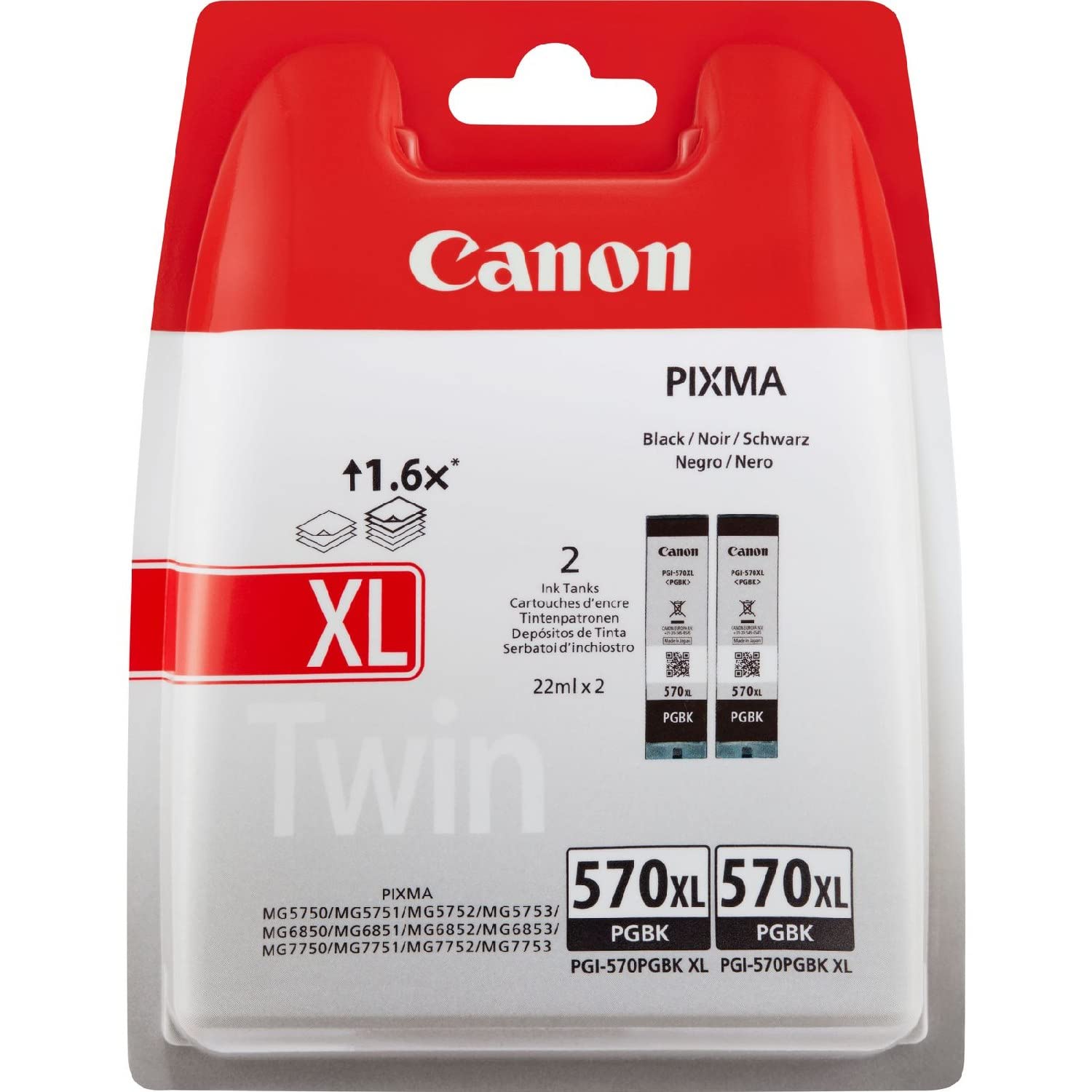 PGI-570 XL | CLI-571 XL | 10 Pack | Huismerk | Cartridges Voor Canon - View #5