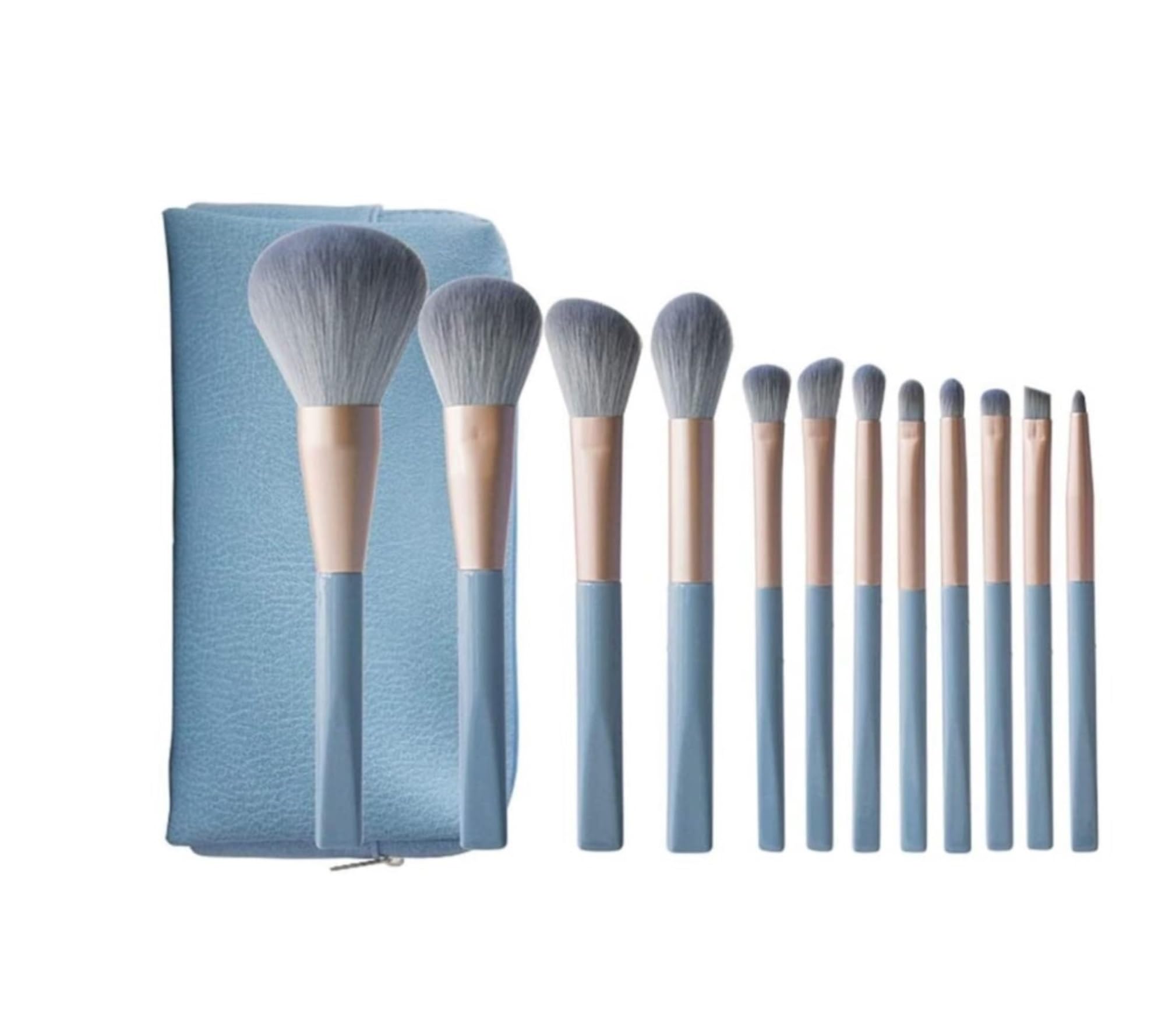Juego De Brochas De Maquillaje Brocha De Maquillaje Profesional Sintética Brocha para Difuminar Base Corrector Sombra De Ojos Rubor Brocha De Maquillaje Brocha De Base AZ,