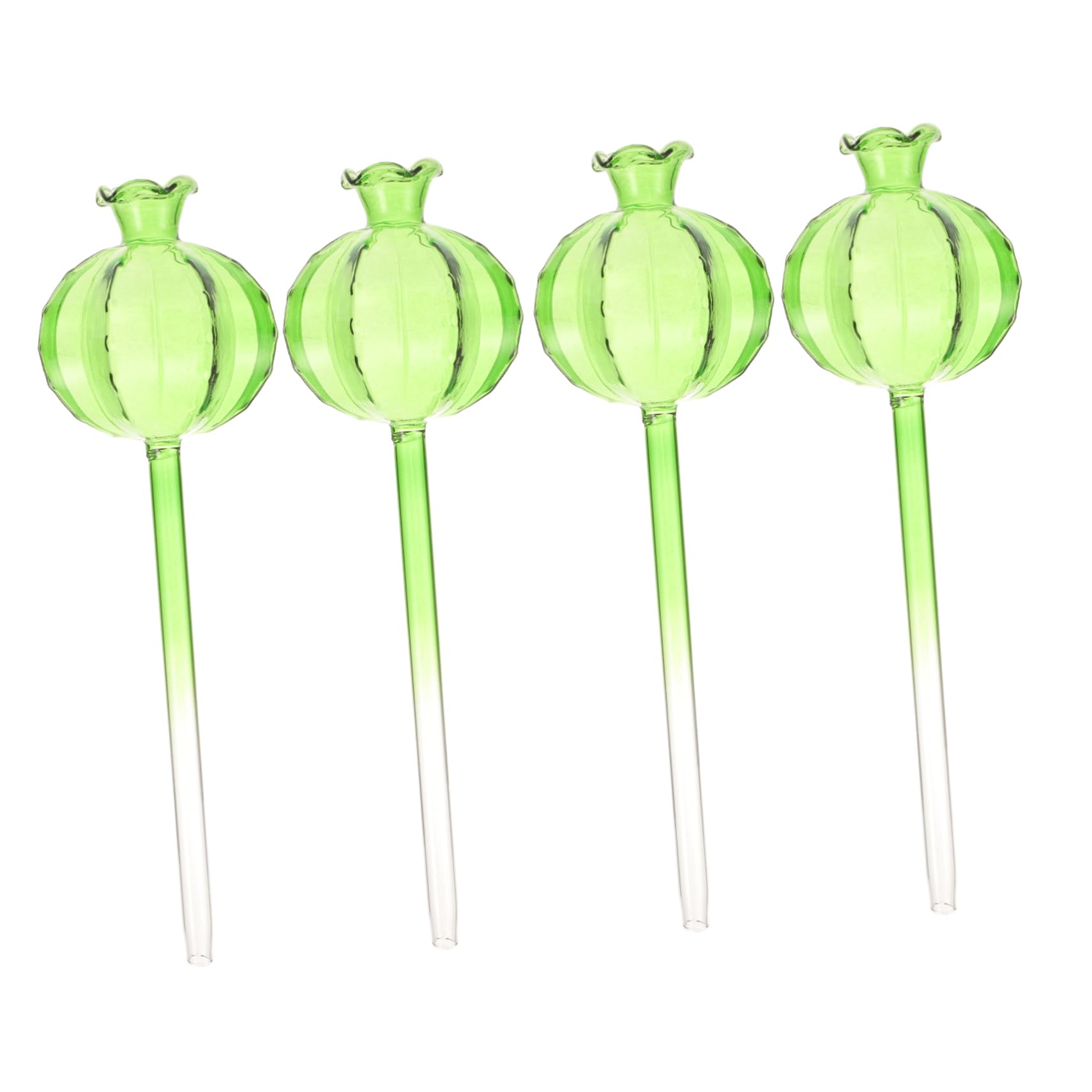 INOOMP Bulbo de Autorriego para Plantas en Maceta, 4 Piezas de Vidrio
