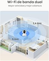 Vista 7 de Cámara de seguridad para interiores, Reolink E1 Pro cámara de WiFi de 4 megapíxeles Alta definición de conector para seguridad en el hogar, WiFi