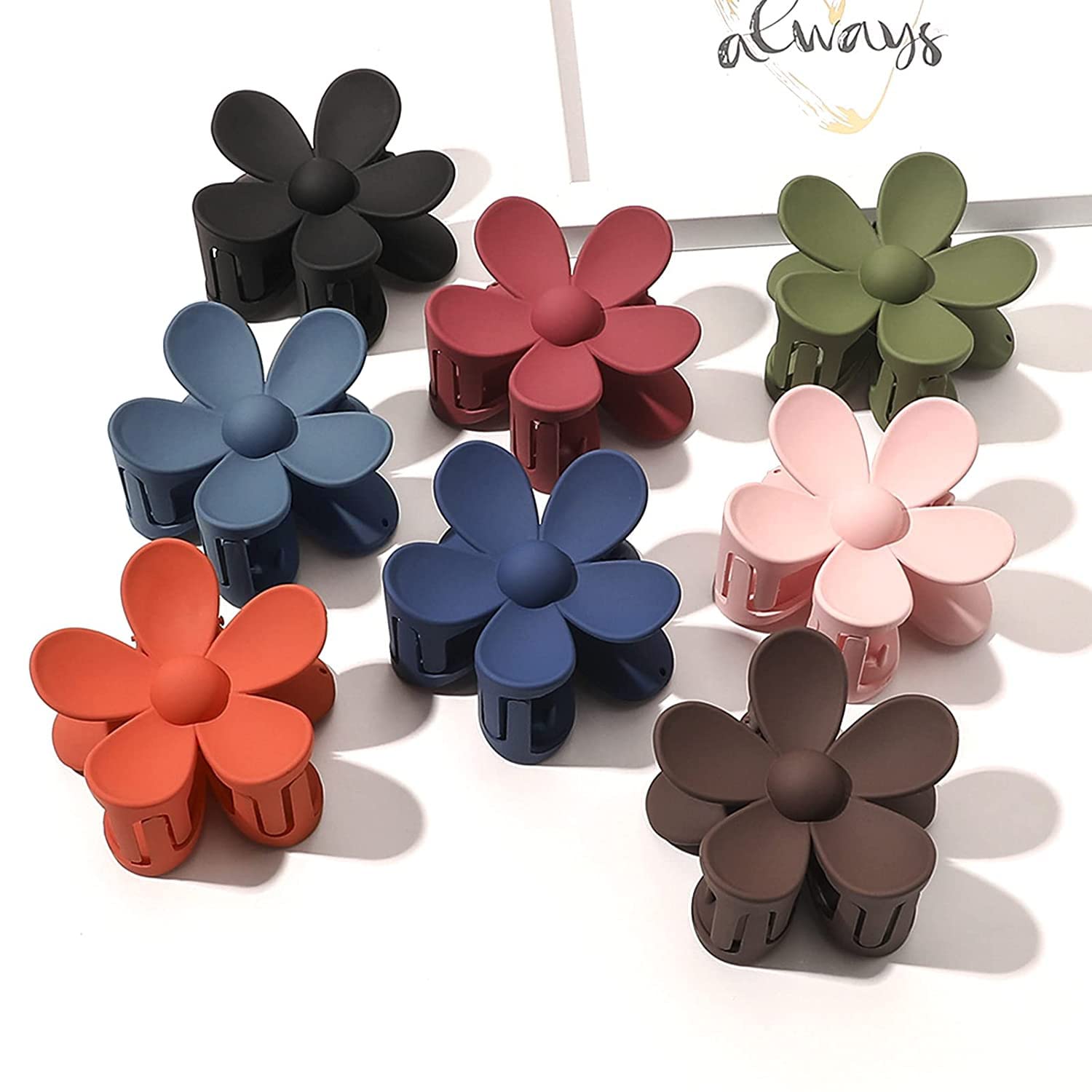 8PCS Flower Hair Claw Clips - Image 2