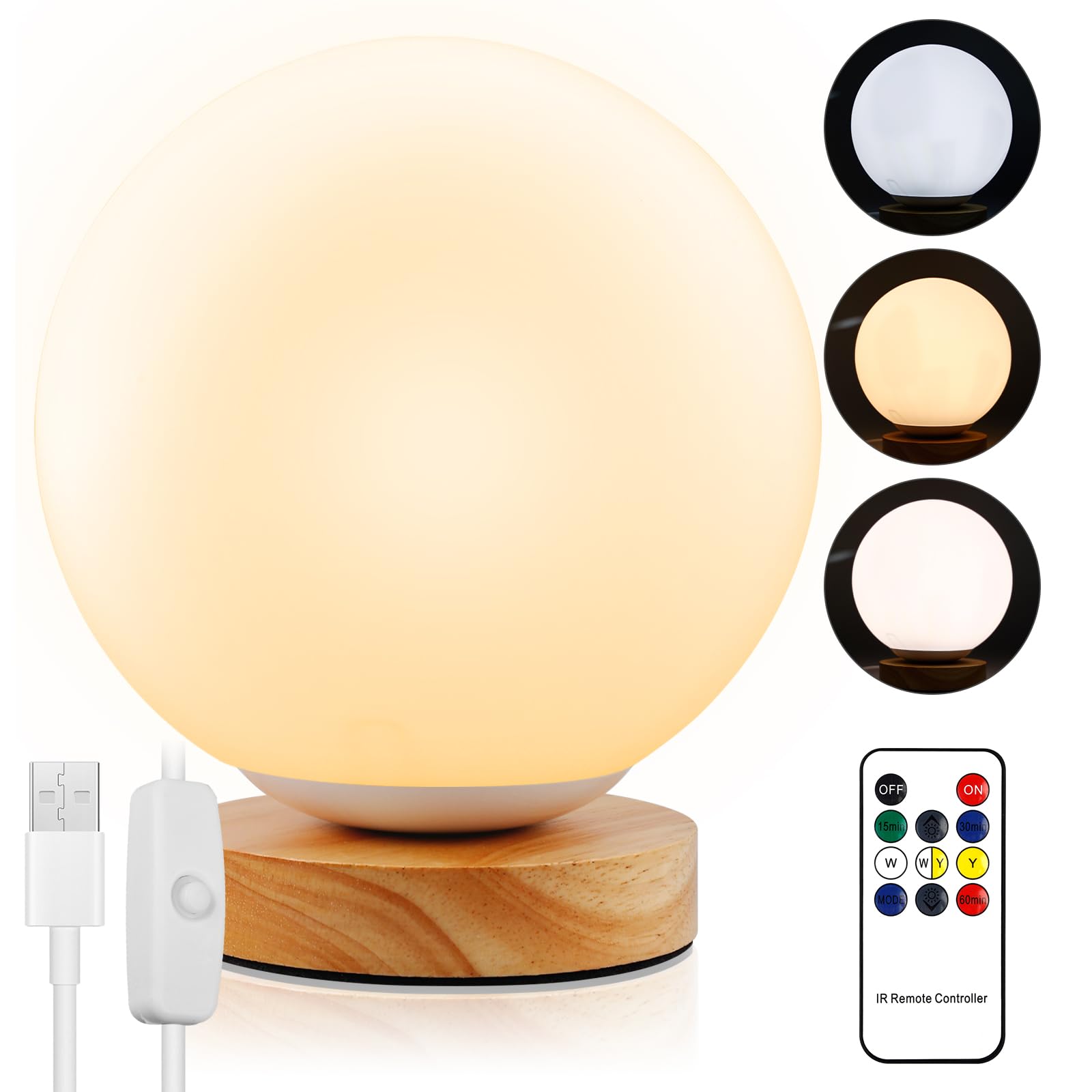 Tageslichtlampe 10000 Lux, Lichttherapielampe mit 3 Lichtfarben und Timer, LED Daylight Lampe UV-Frei Sonnenlicht Lampe, Simulation von Tageslicht, Sonnenlichtlampe mit Fernbedienung für Büro/Zuhause