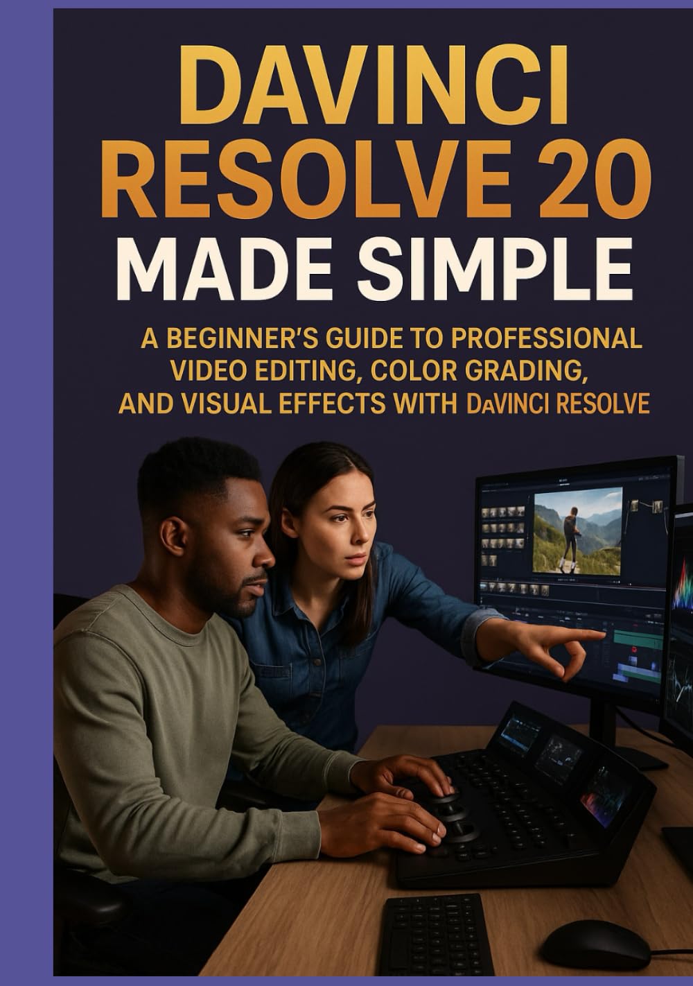 DAVINCI RESOLVE 20 MADE SIMPLE: A Beginner’s Guide to Professional Video Editing, Color Grading, and Visual Effects with DaVinci Resolve