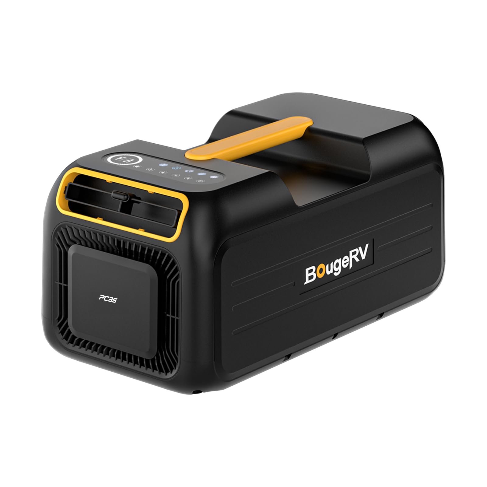 【工事不要でどこでも快適冷房！】BougeRV PC35 3500BTU 移動式ポータブルエアコン スポットエアコン AC100V 15 分 10℃急速冷房 高静音 IPX5 防水 コンパクト設計 除湿機能付き APP 遠隔操作 ダクト同梱 キャンプ 車中泊 トラック 家庭 業務 工場 ペット 熱中症対策