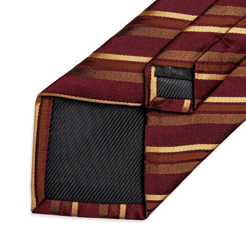 Conjunto de corbata de rayas para hombre y mujer miniatura 6